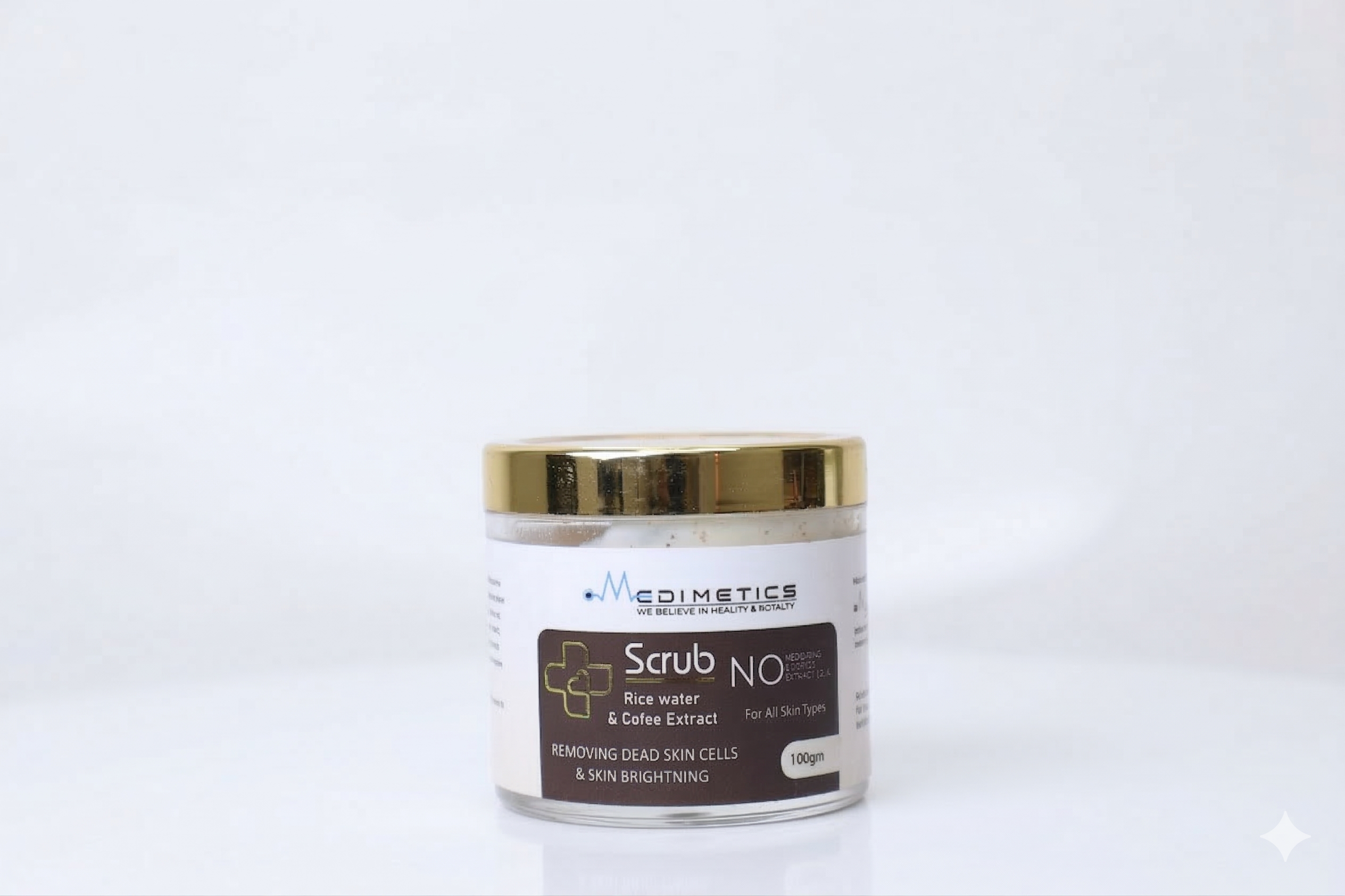 Medimetics Scrub – Rice Water & Coffee Extract