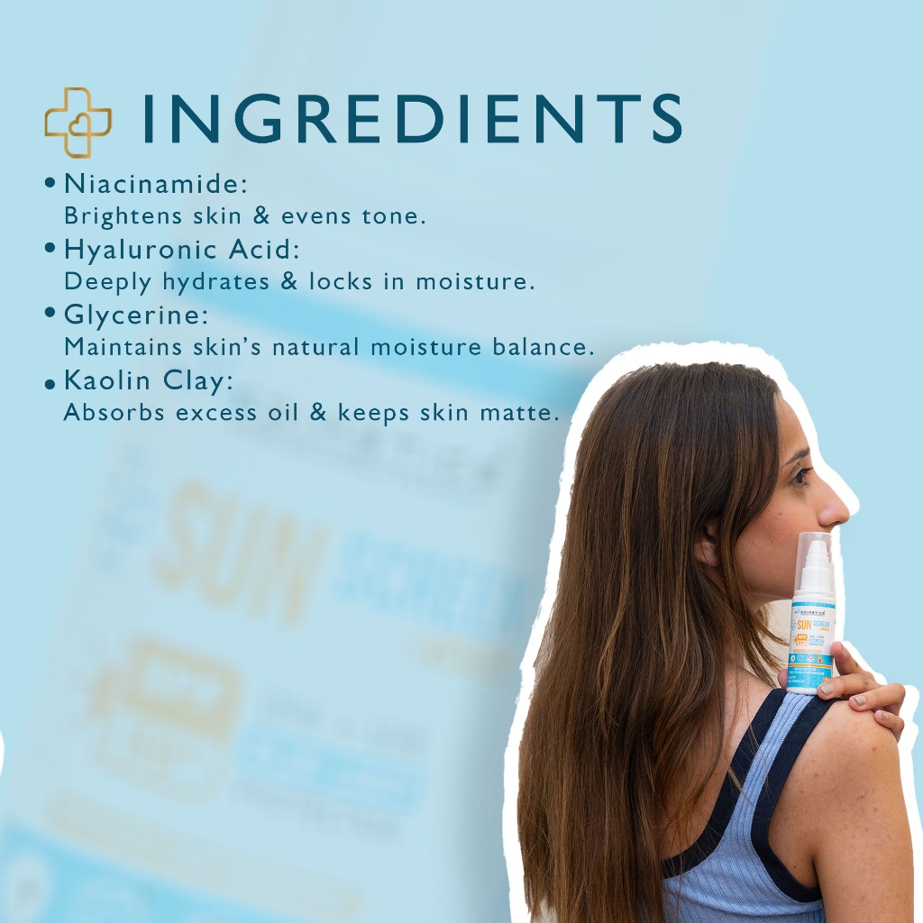 Medimetics Sunscreen (SPF 50+ UVA + UVB & Blue Light Protection) 3