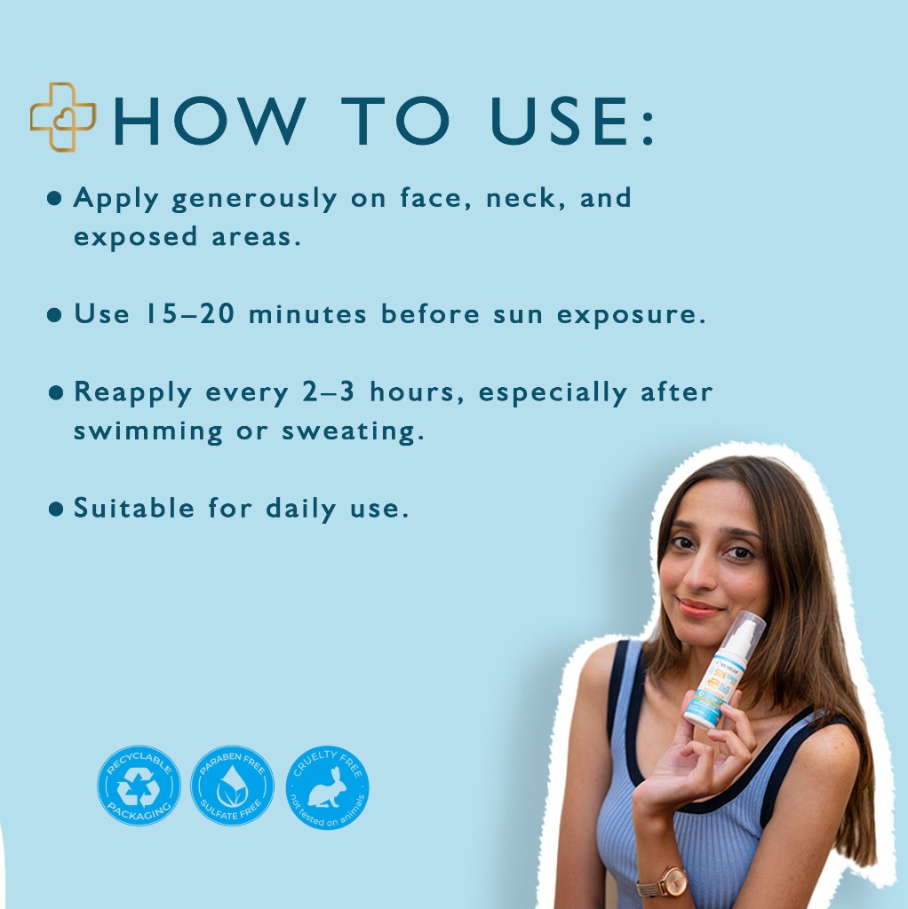 Medimetics Sunscreen (SPF 50+ UVA + UVB & Blue Light Protection) 4